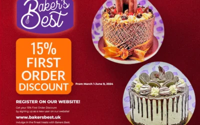 Embrace the Sweetness of Spring with Bakers Best UK: Enjoy 15% Off Your First Order! From March 1-June 9, 2024 only!